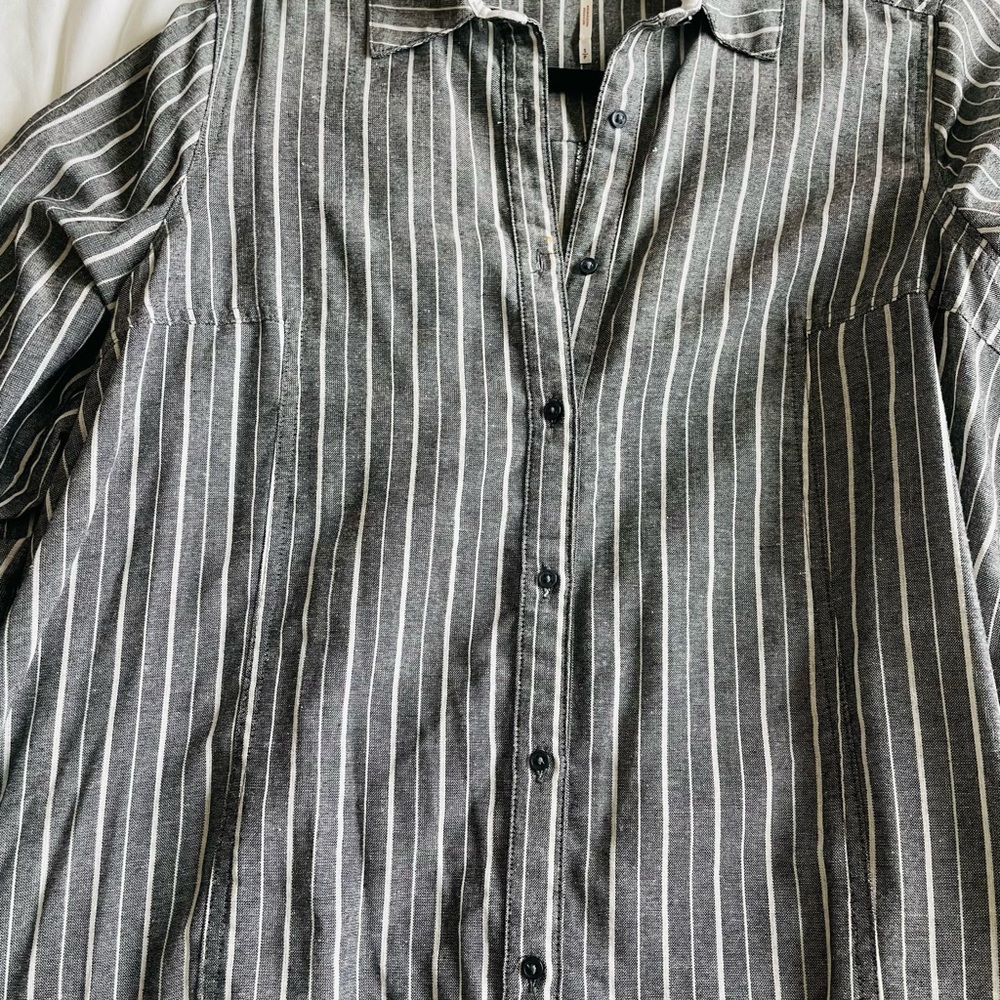 Free People All For You Striped Shirt Dress View 2